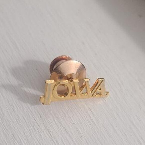🇺🇸 Iowa IA Vintage Gold Lapel Pin Tie Tack Brooch - Hawkeye State University - Picture 2 of 5